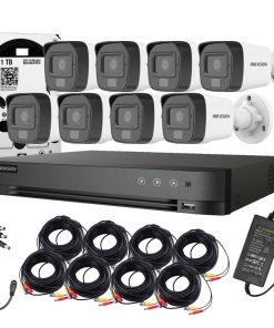 KIT 8 CAMARAS BULLET SMART DUAL 1080P