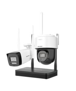 KIT NVS + Camara + PT 4MP WiFi IR30M DS-J142I/NKS424W03H Hikvision