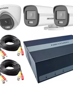 Kit 4 Cámaras Hikivision E04hg2b2t-kitc Colorvu + Audio